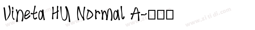 Vineta HU Normal A字体转换